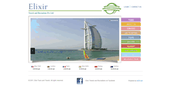 Desktop Screenshot of elixirtravels.com